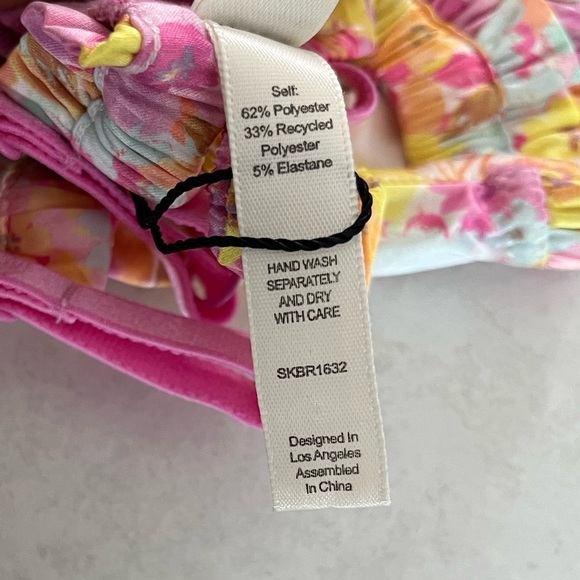 NWT For Love & Lemons/ Spring-Summer 2022 Collection/60’s inspired bra/Size US S - Picture 11 of 12